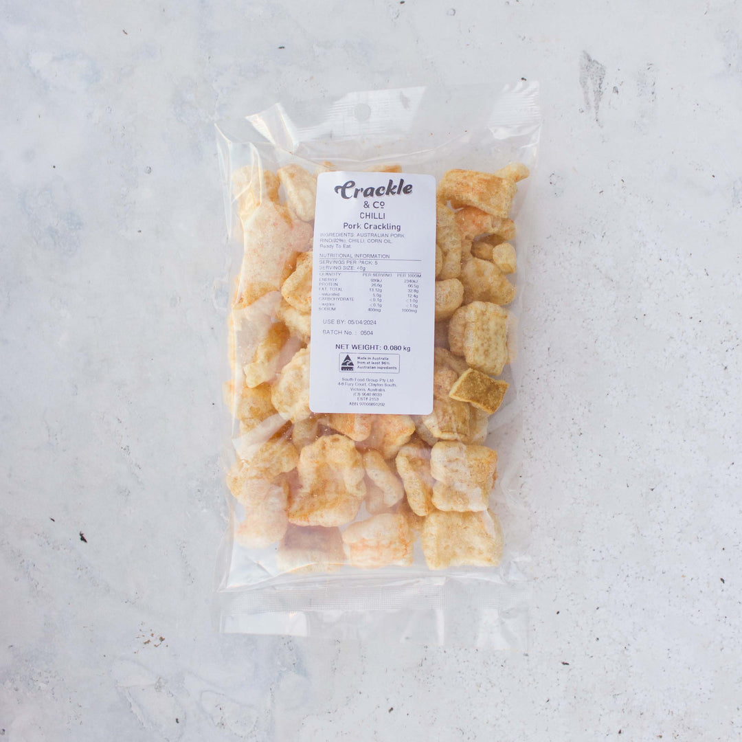 Chilli Pork Crackling 80g